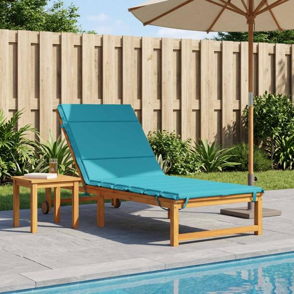 ARDEBO.de - Sonnenliege Kissen GEMERT 100 % Polyester Türkis