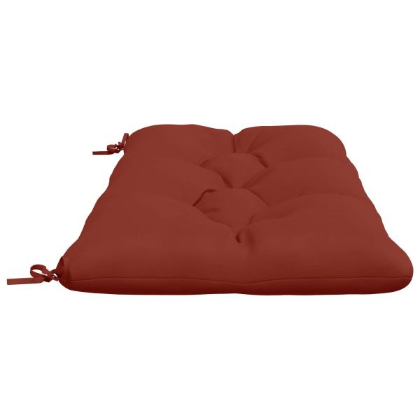 Bankkissen VIANEN 2 stk. 100 % Polyester Rot 110 x 60 x 12 cm
