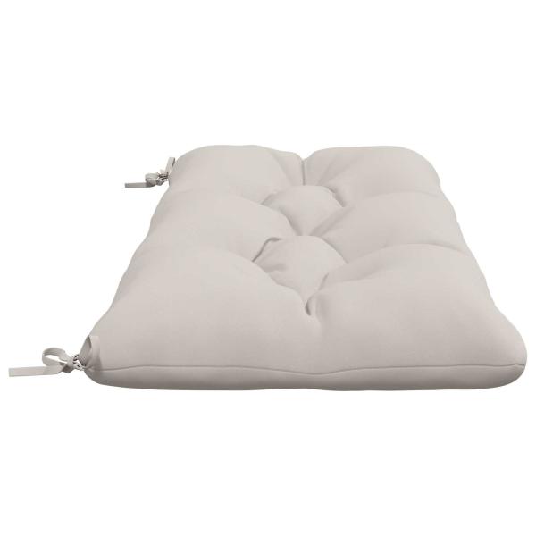Bankkissen VIANEN 2 stk. 100 % Polyester Weiß 120 x 50 x 12 cm
