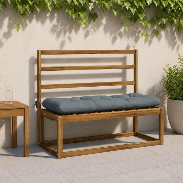 ARDEBO.de - Bankkissen VIANEN 2 stk. 100 % Polyester Blau 120 x 40 x 12 cm