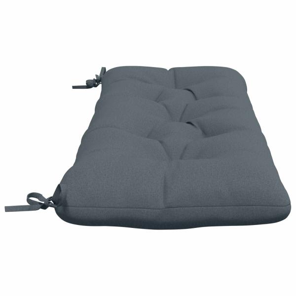 Bankkissen VIANEN 2 stk. 100 % Polyester Blau 120 x 40 x 12 cm