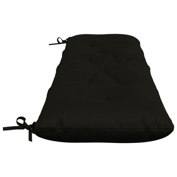 Bankkissen VIANEN 2 stk. 100 % Polyester Schwarz
