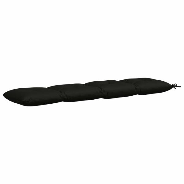 Bankkissen VIANEN 2 stk. 100 % Polyester Schwarz