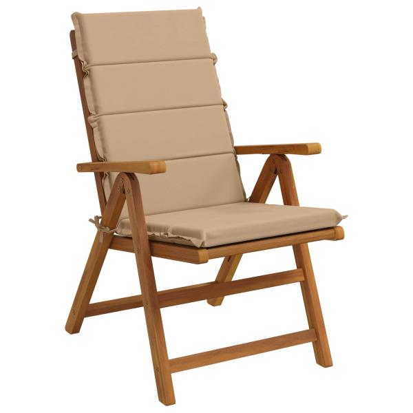 Hochlehner-Auflage GEMERT 2 stk. 100 % Polyester Sand