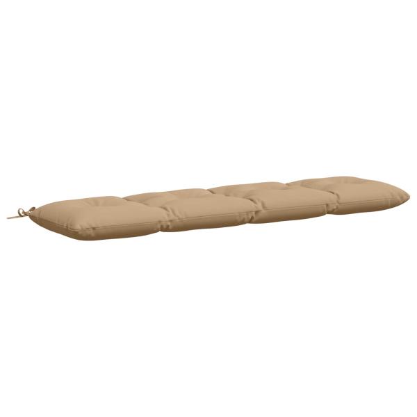 Bankkissen VIANEN 100 % Polyester Sand 160 x 40 x 12 cm