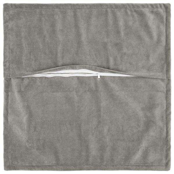 Wurfkissen 2 stk. HOUTEN Hellgrau 35 x 35 cm Mikrofaser Fleece