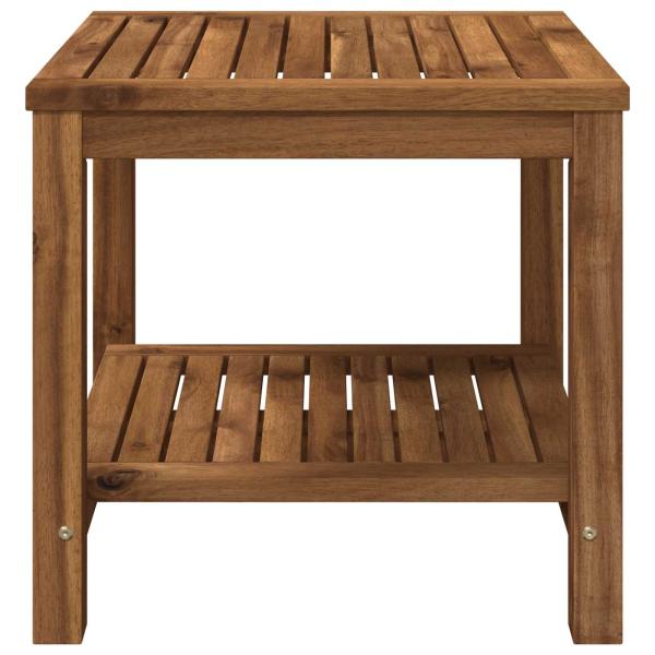 Couchtisch Natur 48,5 x 49 x 45 cm Massivholz Akazie