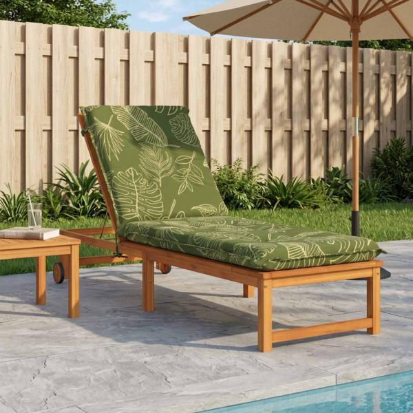 ARDEBO.de - Sonnenliege Kissen GEMERT 100 % Polyester Blattdesign