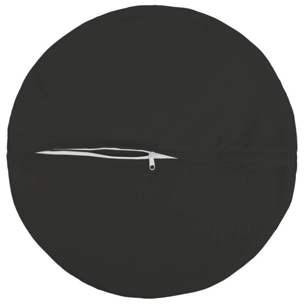 Wurfkissen 6 stk. HEERLEN Schwarz Durchmesser 30 cm Polyester
