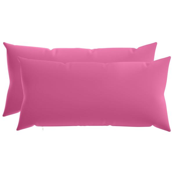 Wurfkissen 2 stk. HEERLEN Rosa 40 x 80 cm Polyester