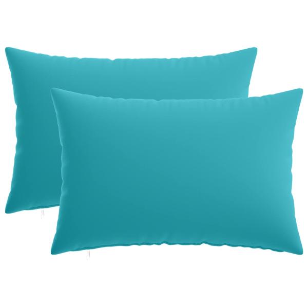 Wurfkissen 2 stk. HEERLEN Türkis 30 x 50 cm Polyester
