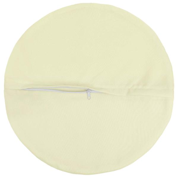 Wurfkissen 2 stk. HEERLEN Creme Durchmesser 40 cm Polyester