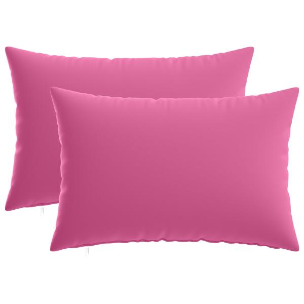 Wurfkissen 2 stk. HEERLEN Rosa 30 x 50 cm Polyester