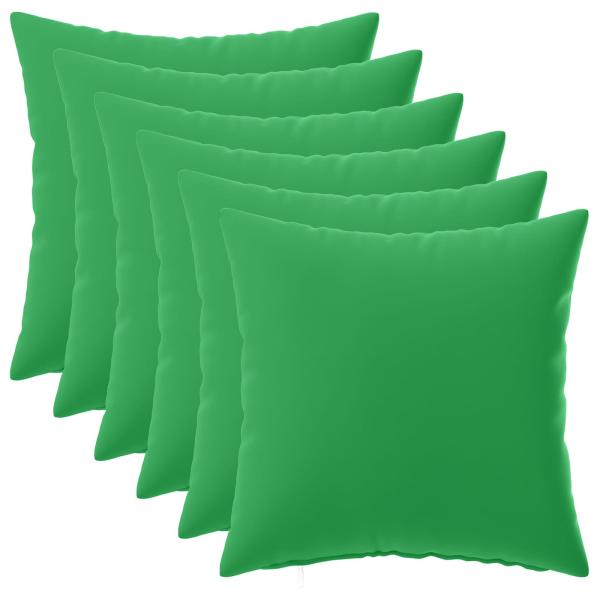 Wurfkissen 6 stk. HEERLEN Grün 50 x 50 cm Polyester