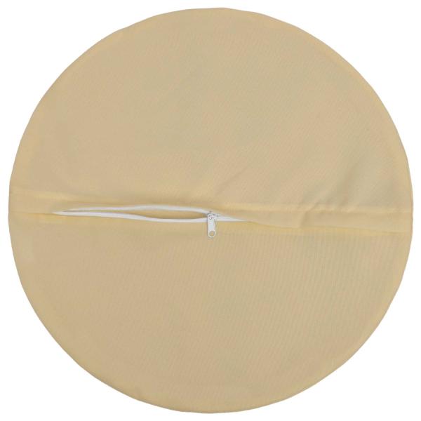Wurfkissen 2 stk. HEERLEN Beige Durchmesser 40 cm Polyester