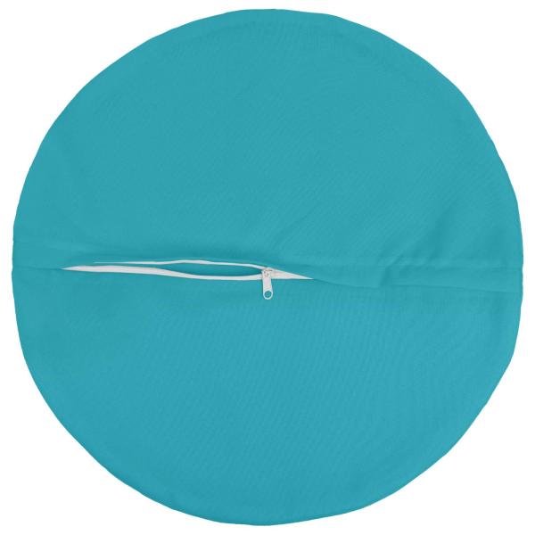 Wurfkissen 6 stk. HEERLEN Türkis Durchmesser 40 cm Polyester
