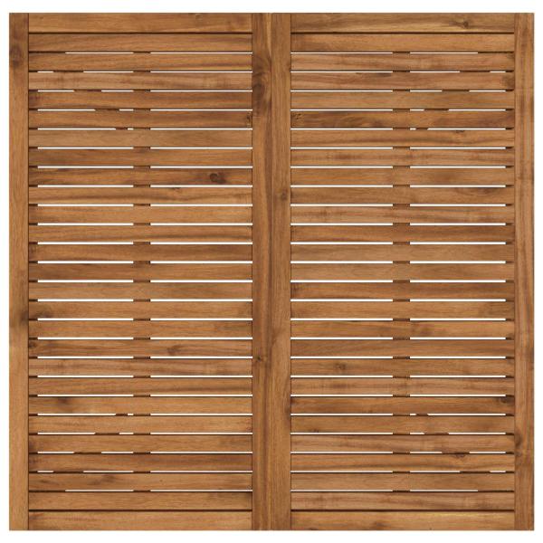 Gartentisch Natur 110 x 108,5 x 75 cm Massivholz Akazie