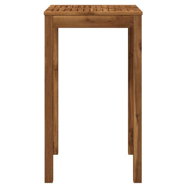 Gartenbar-Tisch LAREN Natur 60 x 60,5 x 105 cm