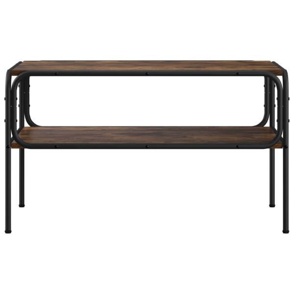 Beistelltisch Räuchereiche 100 x 50 x 46 cm Holzwerkstoff