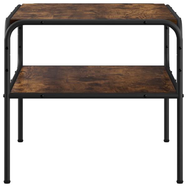 Beistelltisch Räuchereiche 100 x 50 x 46 cm Holzwerkstoff