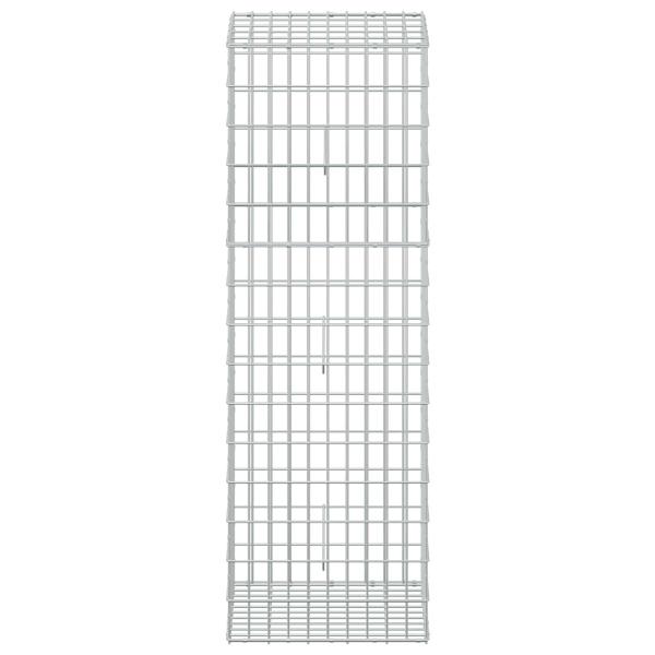 Gabione mit 5 mm Draht und 5x10 cm Maschen 50x50x150 cm