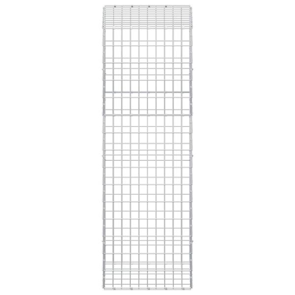 Gabione mit 5 mm Draht und 5x10 cm Maschen 50x50x150 cm