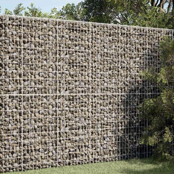 ARDEBO.de - Gabione mit 5 mm Draht und 5x10 cm Maschen 50x20x200 cm
