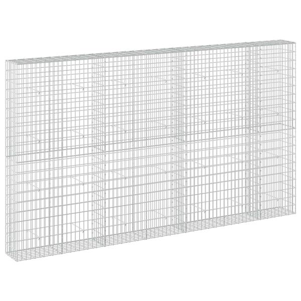Gabione mit 5 mm Draht und 5x10 cm Maschen 350x30x200 cm