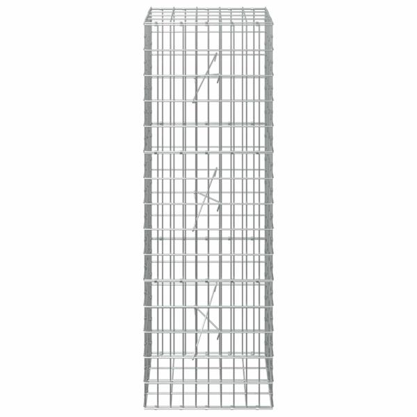 Gabione mit 5 mm Draht und 5x10 cm Maschen 50x20x150 cm