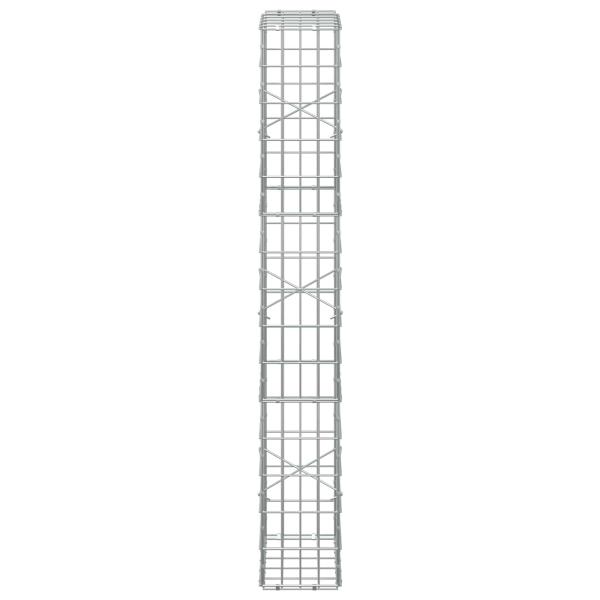 Gabione mit 5 mm Draht und 5x10 cm Maschen 50x20x150 cm