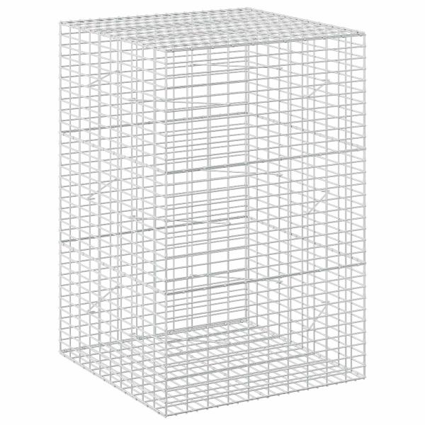 Gabione mit 5 mm Draht und 5x10 cm Maschen 100x100x150 cm