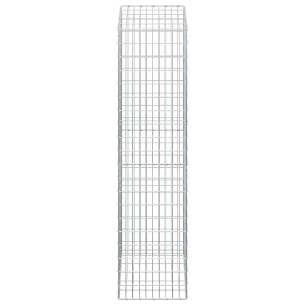 Gabione mit 5 mm Draht und 5x10 cm Maschen 50x50x200 cm