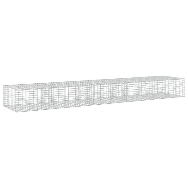 Gabione mit 5 mm Draht und 5x10 cm Maschen 500x100x50 cm