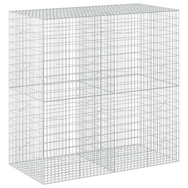 Gabione mit 5 mm Draht und 5x10 cm Maschen 200x100x200 cm