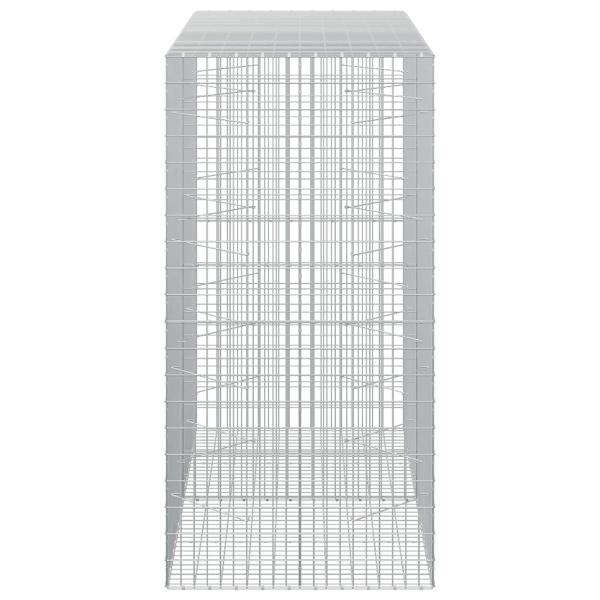 Gabione mit 5 mm Draht und 5x10 cm Maschen 200x100x200 cm