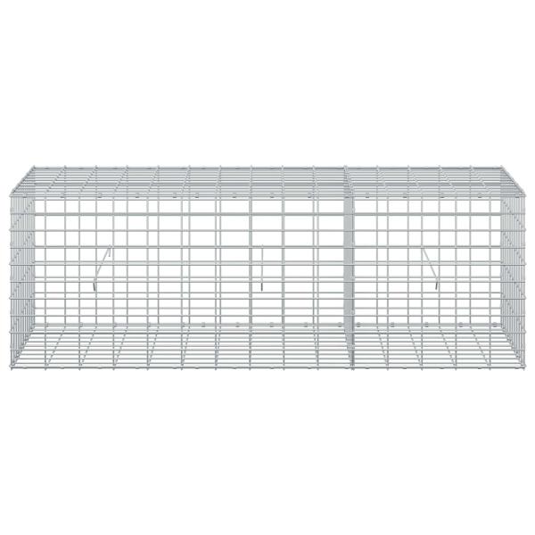 Gabione mit 5 mm Draht und 5x10 cm Maschen 150x50x50 cm