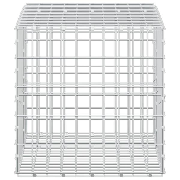 Gabione mit 5 mm Draht und 5x10 cm Maschen 150x50x50 cm