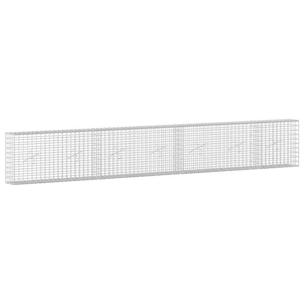 Gabione mit 3,5 mm Draht und 5x5 cm Maschen 350x20x50 cm