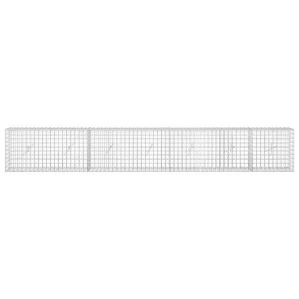 Gabione mit 3,5 mm Draht und 5x5 cm Maschen 350x20x50 cm