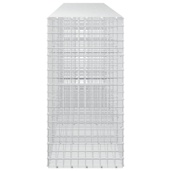 Gabione mit 3,5 mm Draht und 5x5 cm Maschen 550x50x100 cm