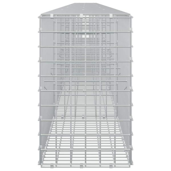 Gabione mit 3,5 mm Draht und 5x5 cm Maschen 750x30x50 cm