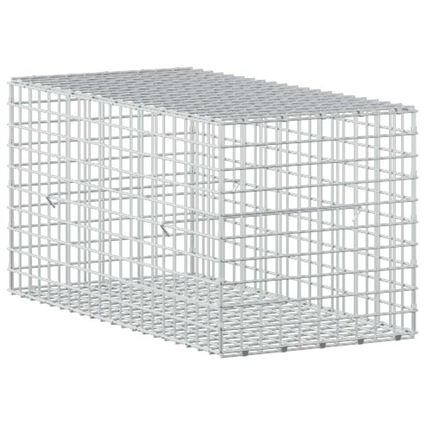 Gabione mit 3,5 mm Draht und 5x5 cm Maschen 50x100x50 cm