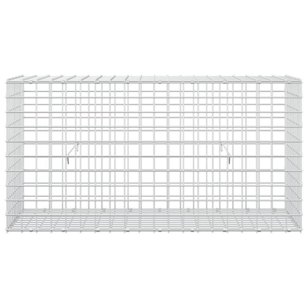 Gabione mit 3,5 mm Draht und 5x5 cm Maschen 50x100x50 cm
