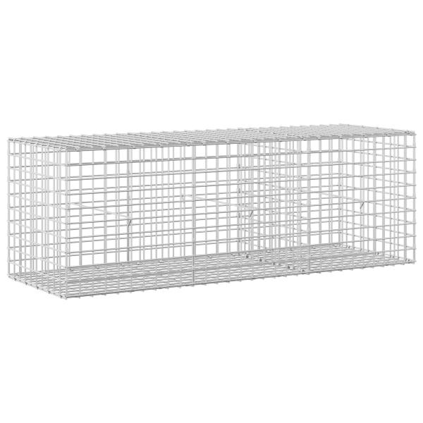 Gabione mit 3,5 mm Draht und 5x5 cm Maschen 150x50x50 cm