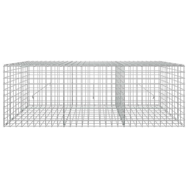 Gabione mit 3,5 mm Draht und 5x5 cm Maschen 150x50x50 cm