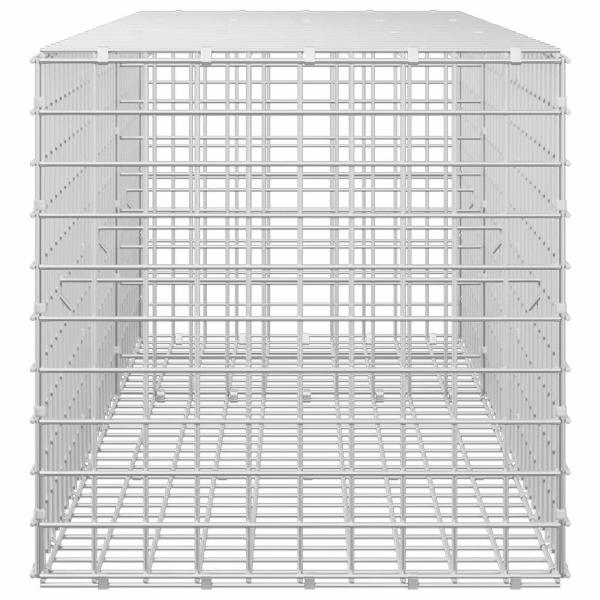 Gabione mit 3,5 mm Draht und 5x5 cm Maschen 150x50x50 cm