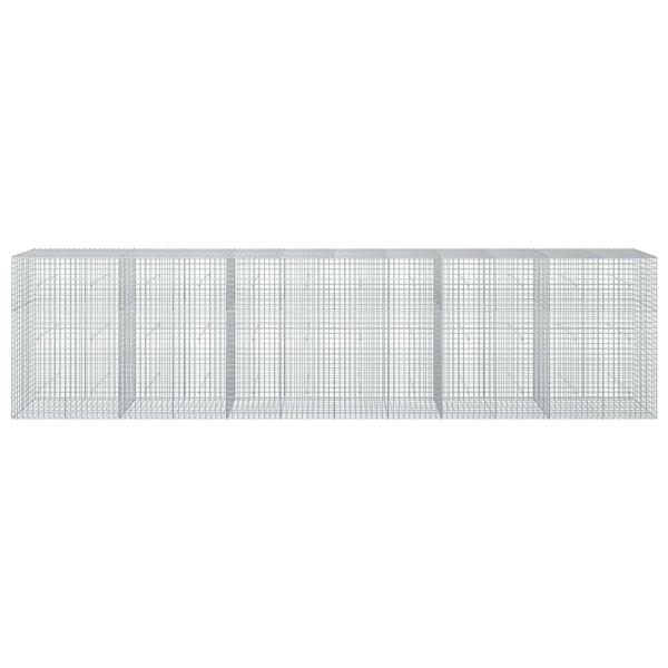 Gabione mit 3,5 mm Draht und 5x5 cm Maschen 600x50x150 cm