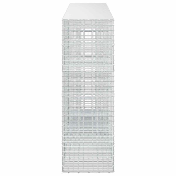 Gabione mit 3,5 mm Draht und 5x5 cm Maschen 600x50x150 cm