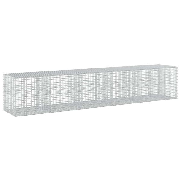 Gabione mit 3,5 mm Draht und 5x5 cm Maschen 550x100x100 cm