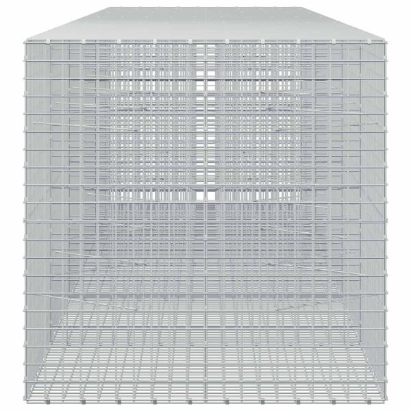 Gabione mit 3,5 mm Draht und 5x5 cm Maschen 550x100x100 cm